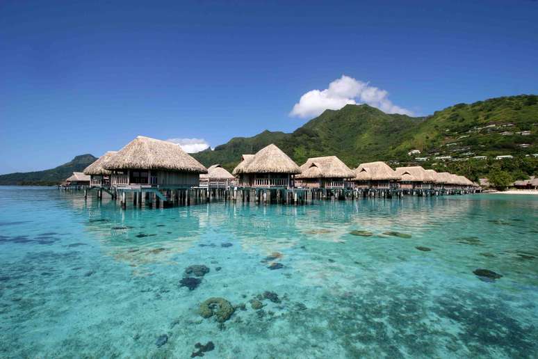 <p class="text"><strong>Moorea, Polinésia Francesa:</strong> pérola da Polinésia Francesa, a ilha Moorea tem montanhas cobertas de vegetação, barreiras de coral, praias de areias brancas e resorts de luxo que satisfazem qualquer turista. A 17 km do Taiti, Moorea é um dos destinos prediletos por turistas em lua de mel</p>