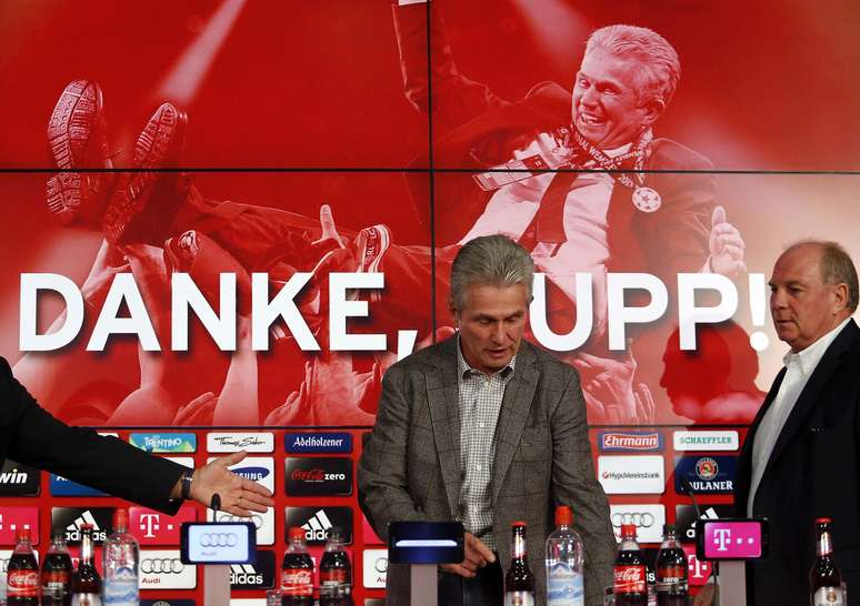<p>Bayern se despediu de Heynckes com mensagem de agradecimento: &quot;Obrigado, Jupp&quot;</p>