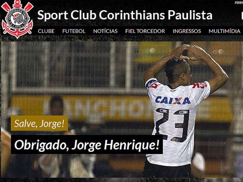 <p>Em site oficial, Corinthians agradeceu ao jogador por serviços prestados</p>