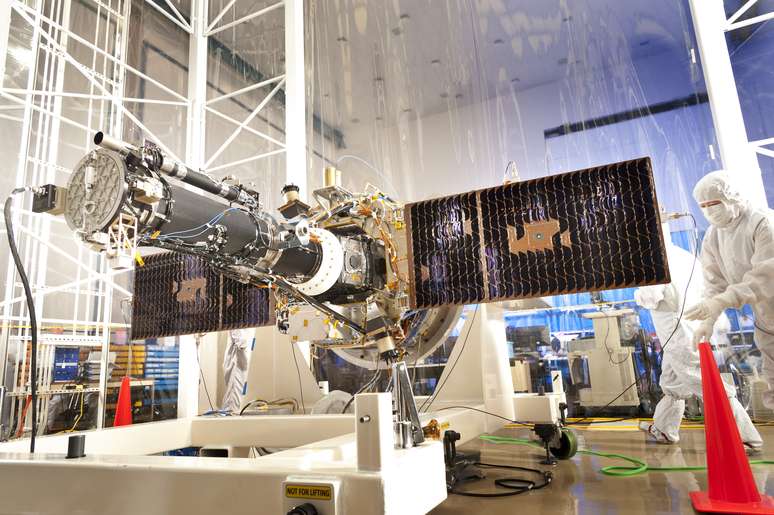 <p>A sonda Iris foi construída no centro Lockheed Martin de Palo Alto (Califórnia)</p>