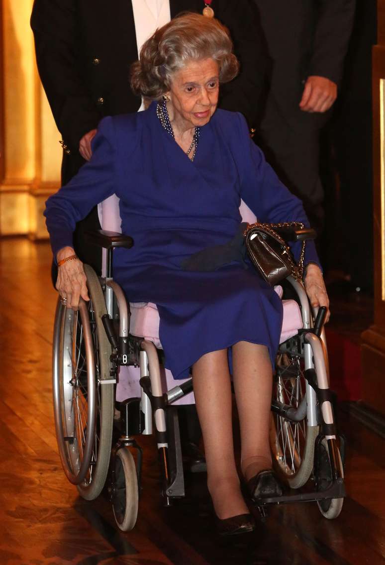 A rainha Fabiola em dezembro de 2012