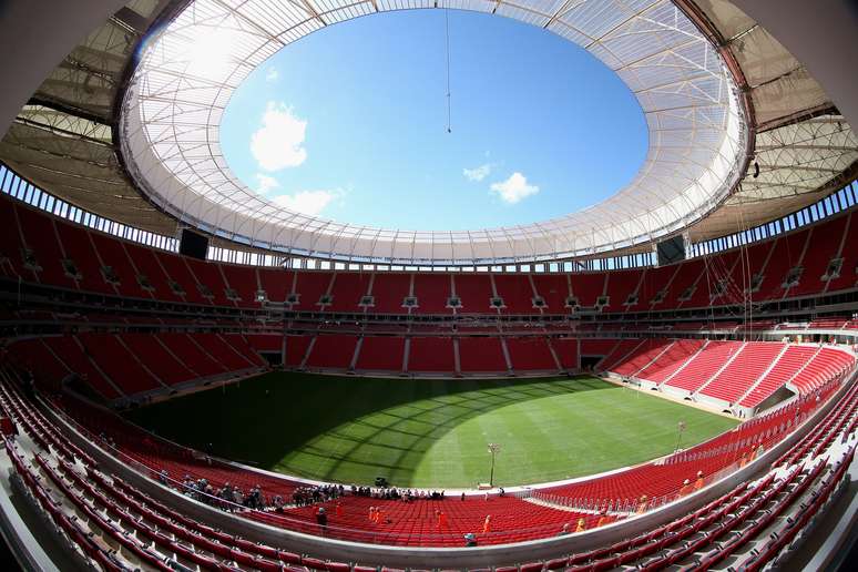<p>Estádio Mané Garrincha é um dos mais questionados pelo alto valor investido</p>