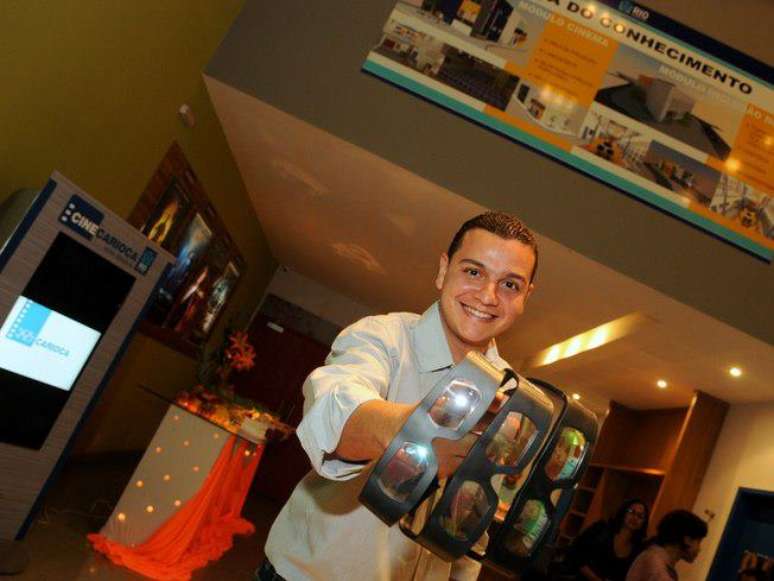 <p>Wellington Cardoso &eacute; supervisor de opera&ccedil;&otilde;es do CineCarioca do Alem&atilde;o</p>