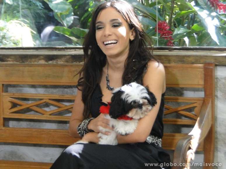 <p>Anitta esteve com Ana Maria nesta manhã</p>