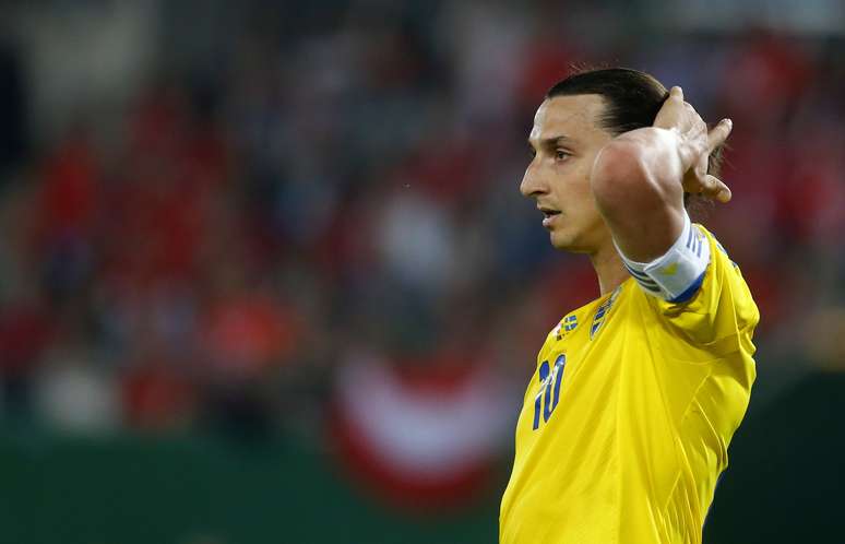 Ibrahimovic lamenta derrota da Suécia para a Áustria