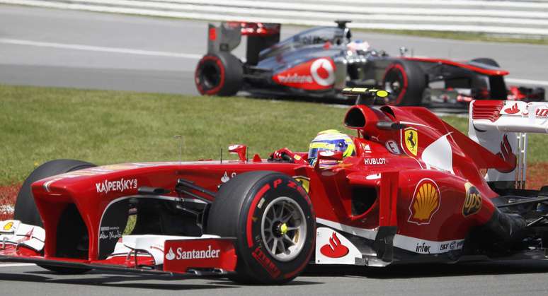 <p>Felipe Massa foi o oitavo colocado, superando Raikkonen no fim</p>