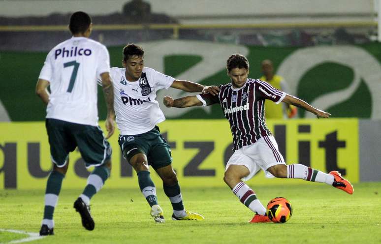 Rafael Sóbis marcou o primeiro gol do Fluminense na vitória por virada