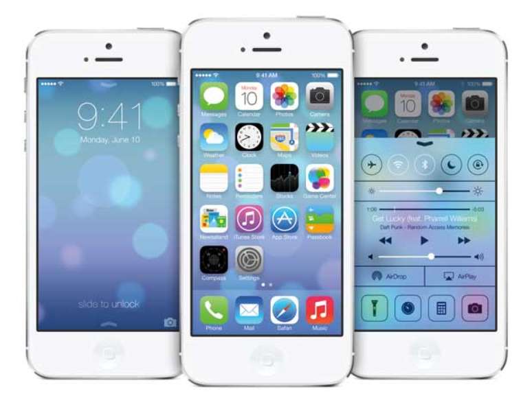 <p>A Apple modificou drasticamente o design do seu sistema operacional móvel, o iOS 7, no que chamou de "a maior mudança desde a chegada do iPhone"</p>