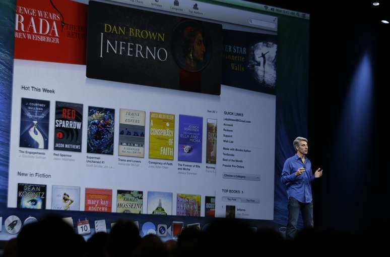 <p>Craig Federighi, vice-presidente de engenharia de software da Apple apresenta o novo Safari</p>
