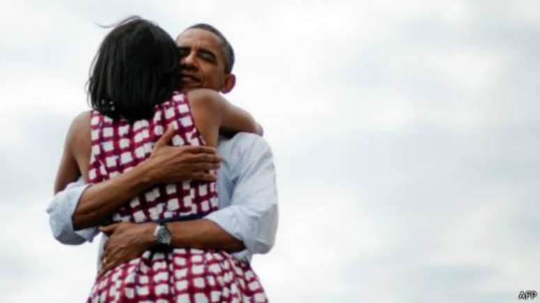 <p>Michelle Obama chamou o presidente Barack Obama de &quot;honey&quot; (mel)</p>