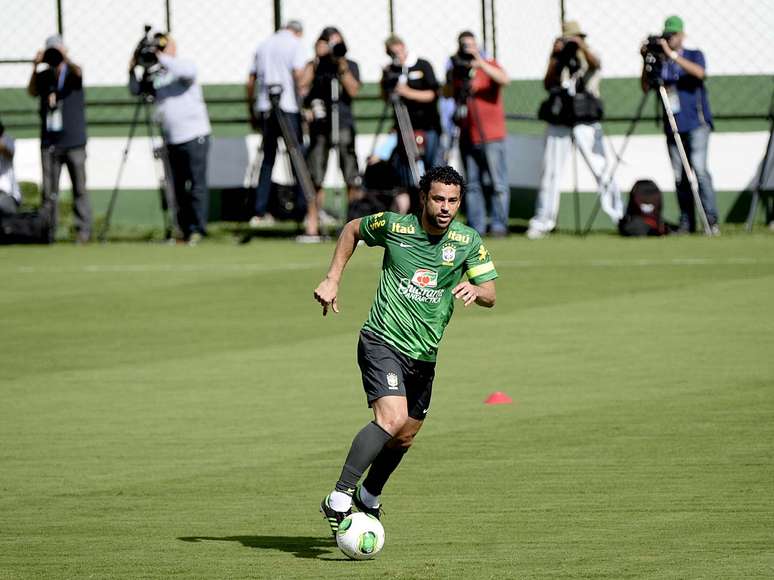 <p>Fred tem quatro gols e uma assistência em cinco jogos com Felipão</p>