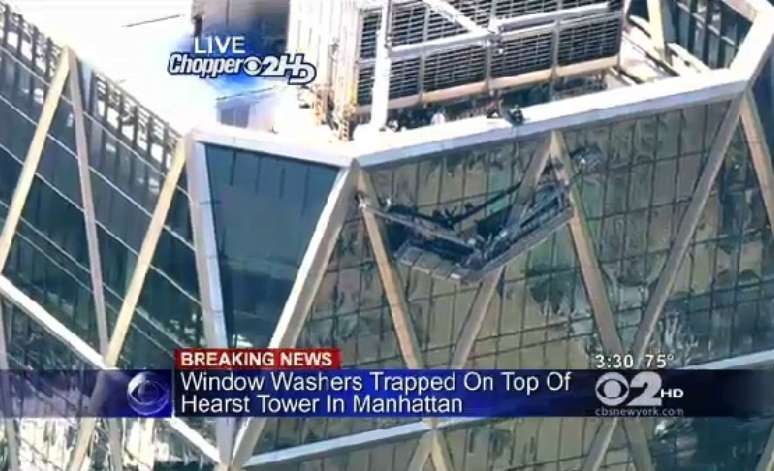 Emissora americana transmite resgate ao vivo