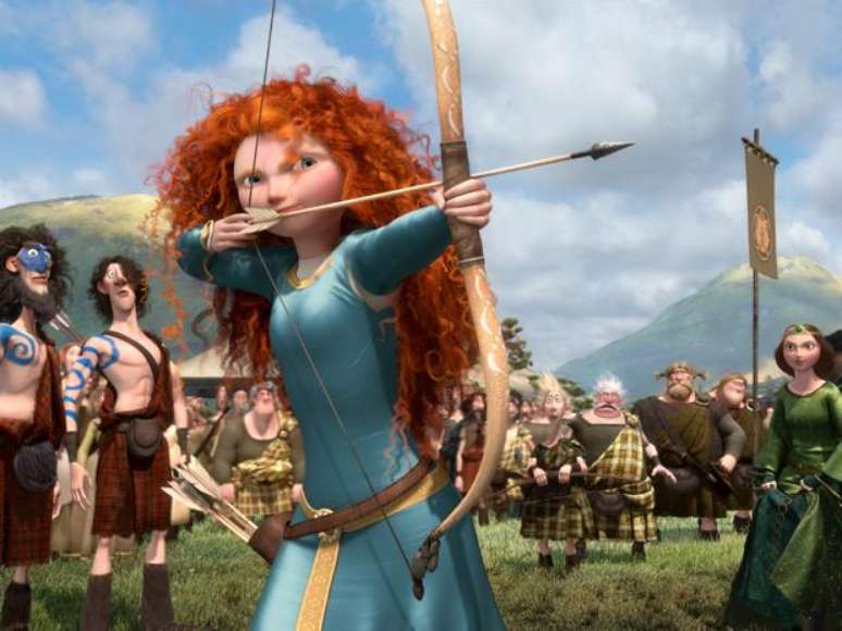 <p>Merida se destaca de outras princesas mais tradicionais pela cabeleira rebelde e a personalidade desbravadora</p>