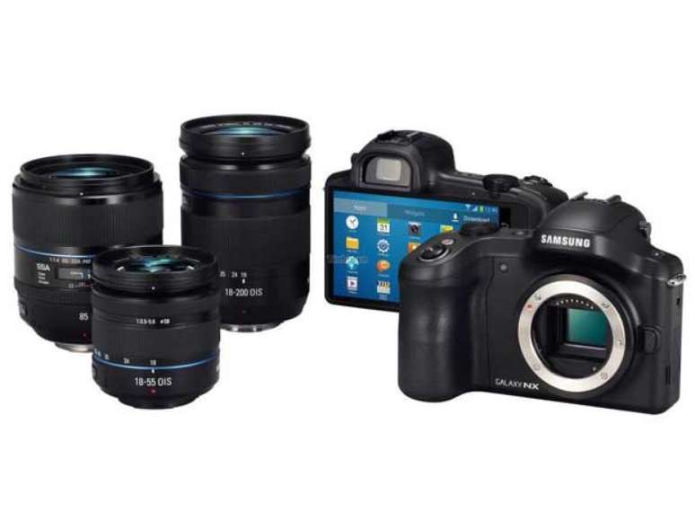 Fotos vazadas sugerem uma câmera com lentes intercambiáveis e rodando Android