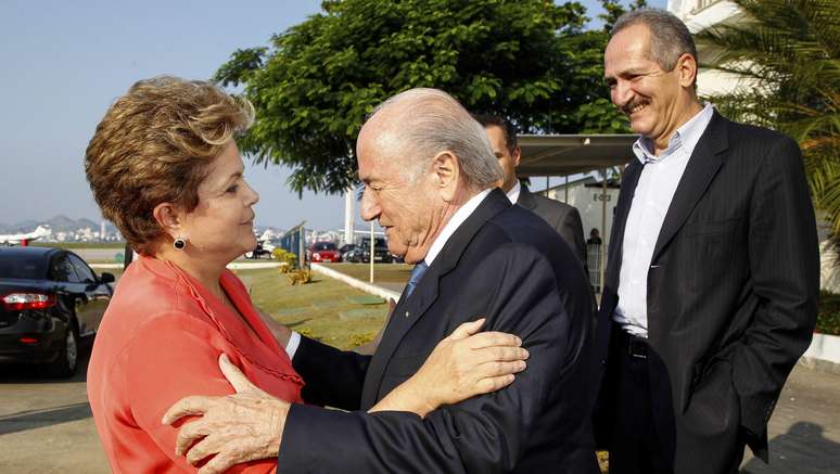 <p>Dilma e Blatter se encontraram no RJ nesta sexta</p>