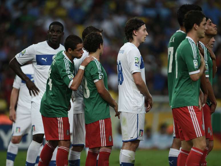 <p>Partida México x Itália foi a primeira do estádio carioca na Copa das Confederações</p>