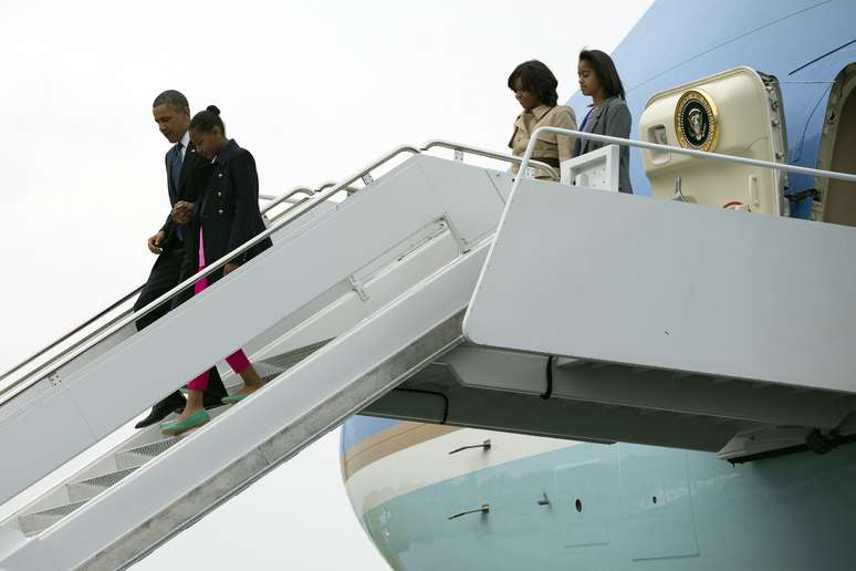<p>Obama est&aacute; em Belfast para reuni&atilde;o do G8</p>