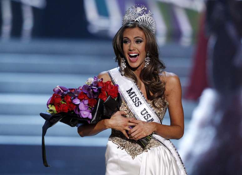 <p>Representando o Estado de Connecticut, Erin Brady, de 25 anos, foi coroada Miss Estados Unidos neste domingo, em Las Vegas</p>