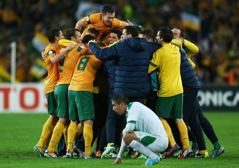<p>Australianos conquistaram uma das cinco vagas garantidas até agora para a Copa do Mundo de 2014</p>