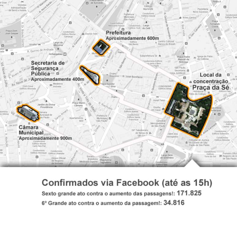 Um novo protesto está marcado para esta terça-feira, às 17h, com concentração na praça da Sé, na região central de são Paulo