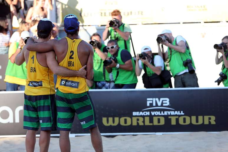 Bruno e Pedro ficaram com o terceiro lugar na Itália