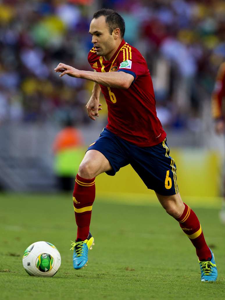 <p>Iniesta é um dos principais nomes da seleção espanhola</p>