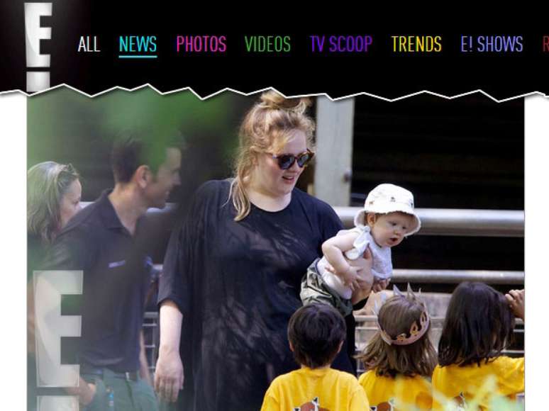 Após oito meses, Adele aparece com o filho sem cobrir o rosto dele