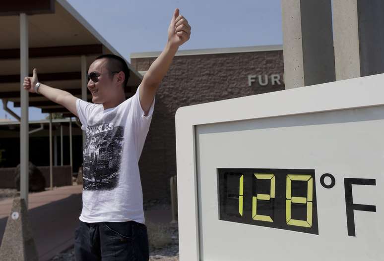 Termômetro marca mais de 50°C na Califórnia