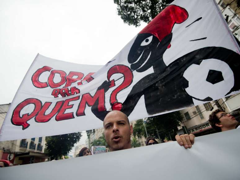 <p>Copa das Confederações teve como marca protestos contra a realização do Mundial de 2014 </p>