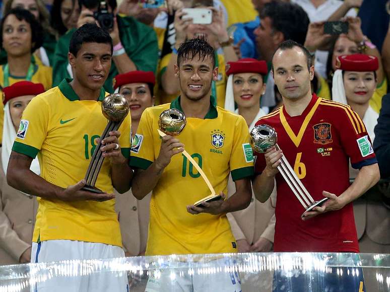 <p>Iniesta foi o Bola de Prata da Copa das Confederações</p>