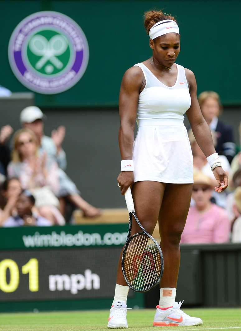<p>Serena Williams foi eliminada de Wimbledon</p>