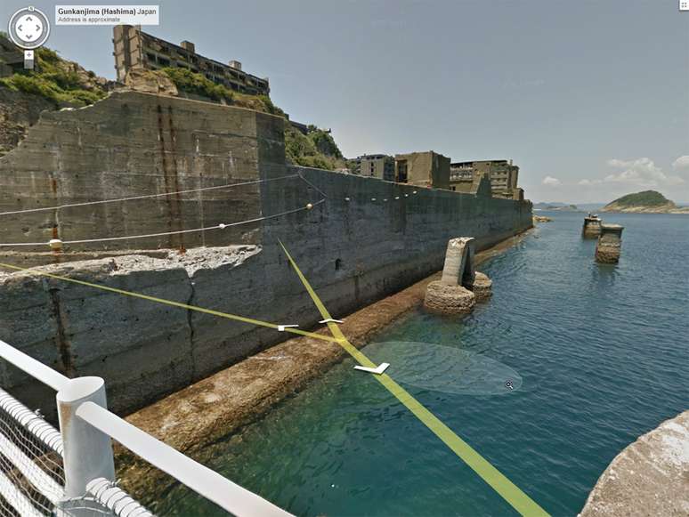 Google Street View passeou pela 'ilha da batalha', ou Gunkanjima, como é conhecida a ilha de Hashima, no Japão