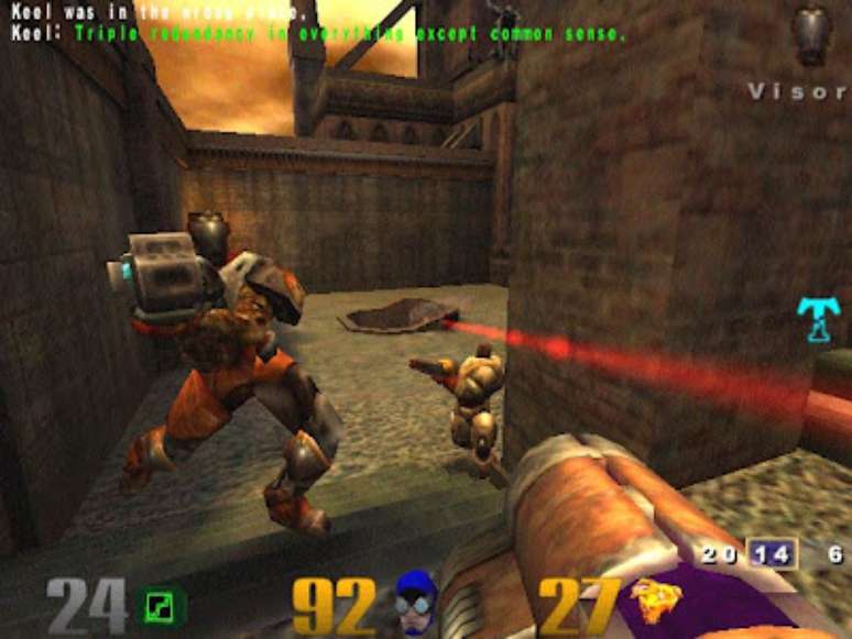Em 'Quake 3 Arena' inteligência artificial aprendia táticas do jogador adversário para tornar experiência cada vez mais difícil
