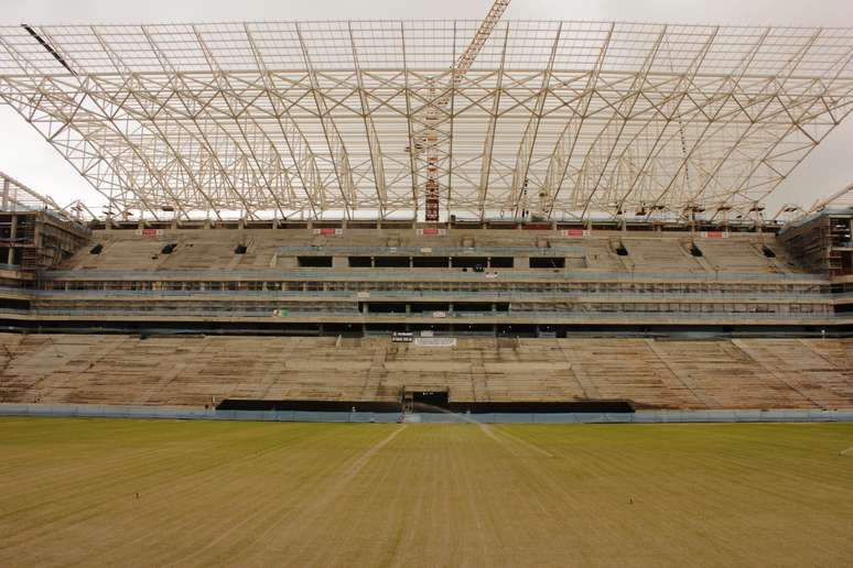 <p>Estádio corintiano deve ficar pronto em dezembro deste ano</p>