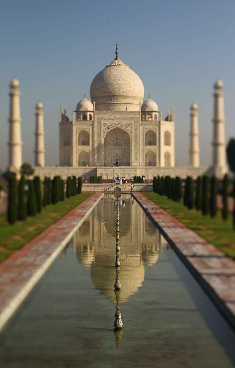 <p>Taj Mahal, na Índia</p>