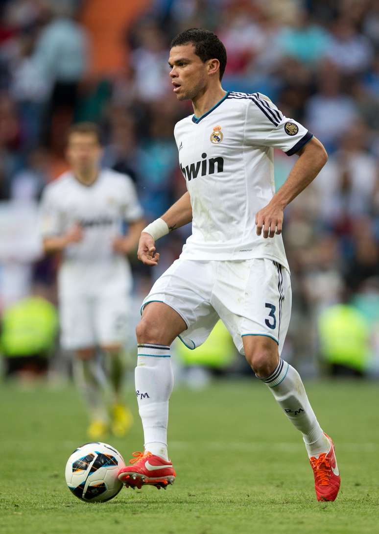 <p>Pepe pode deixar o Santiago Bernabeu na próxima temporada europeia</p>