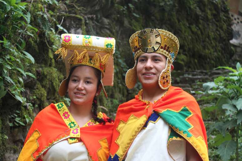 <p>O casamento andino é uma cerimônia simbólica de união</p>