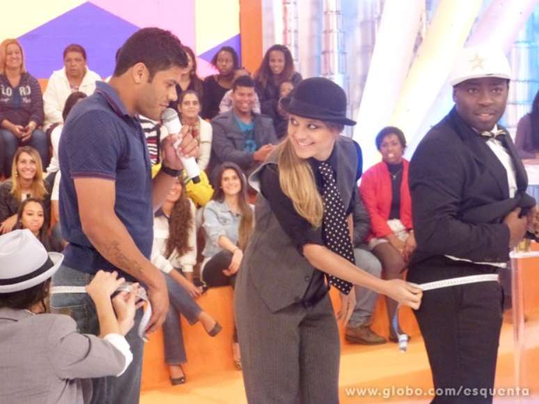 Hulk participou do programa 'Esquenta!'