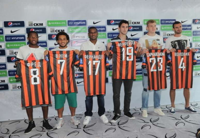 Shakhtar apresentou seis reforços para a temporada