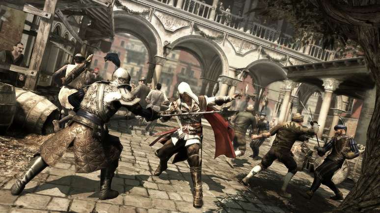 <p>'Assassin's Creed II' é um jogo da Ubisoft, parte da saga que envolve uma seita de assassinos</p>