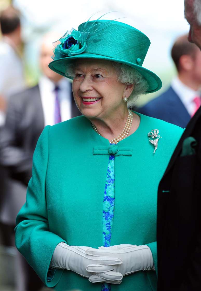 Rainha Elizabeth II em visita a Cúmbria, norte da Inglaterra