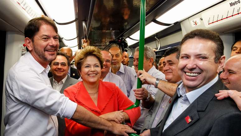 <p>Dilma também inaugurou duas estações de metrô em Fortaleza</p><p> </p>