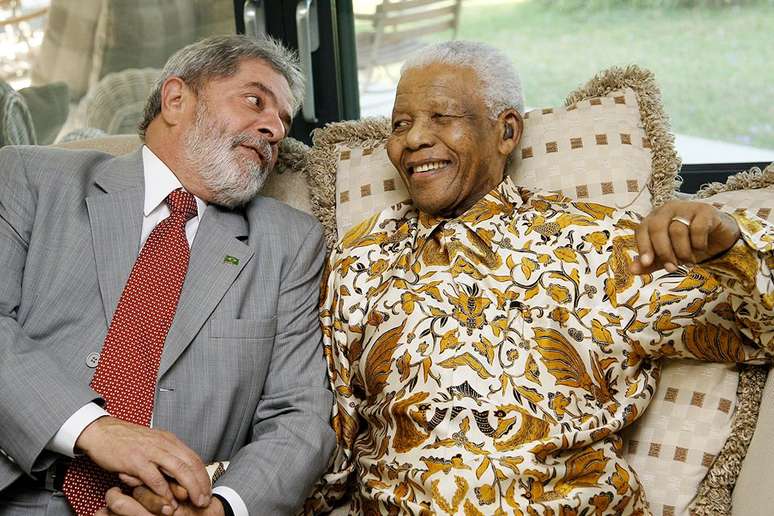 A conta de Lula no Facebook divulgou imagem dos dois líderes juntos