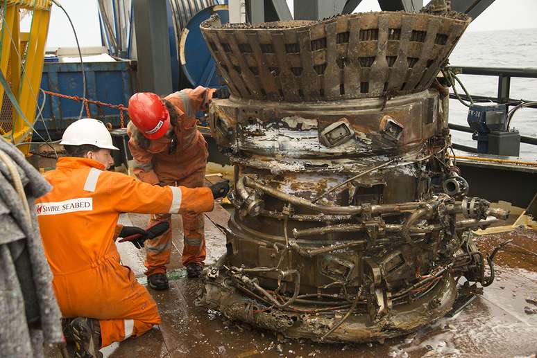 Os pesquisadores estavam com dificuldade de encontrar os números de série do equipamento