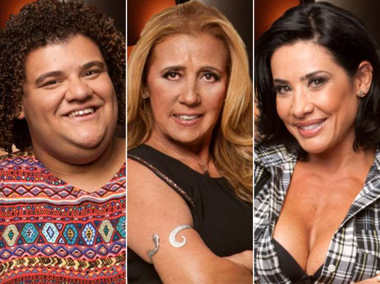 <p>Os três peões formam a quarta Roça do reality show</p>