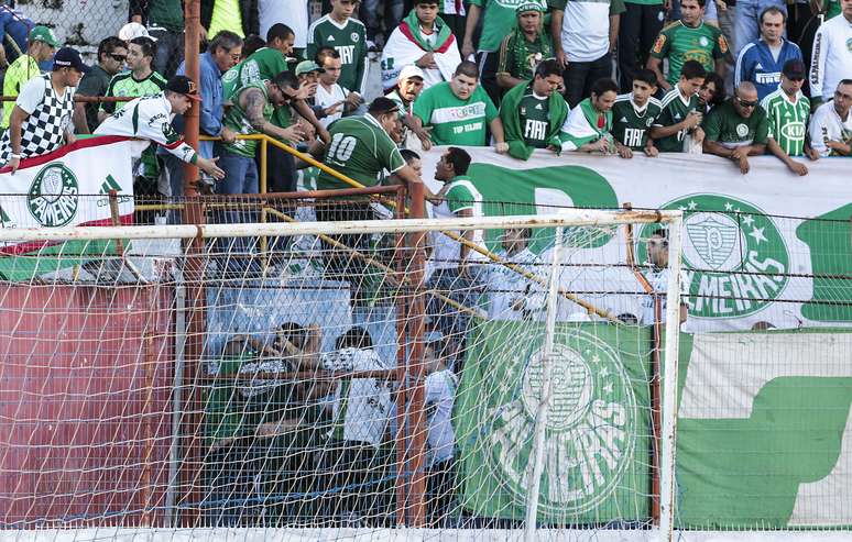 <p>Torcida do Palmeiras foi punida pela FPF</p>