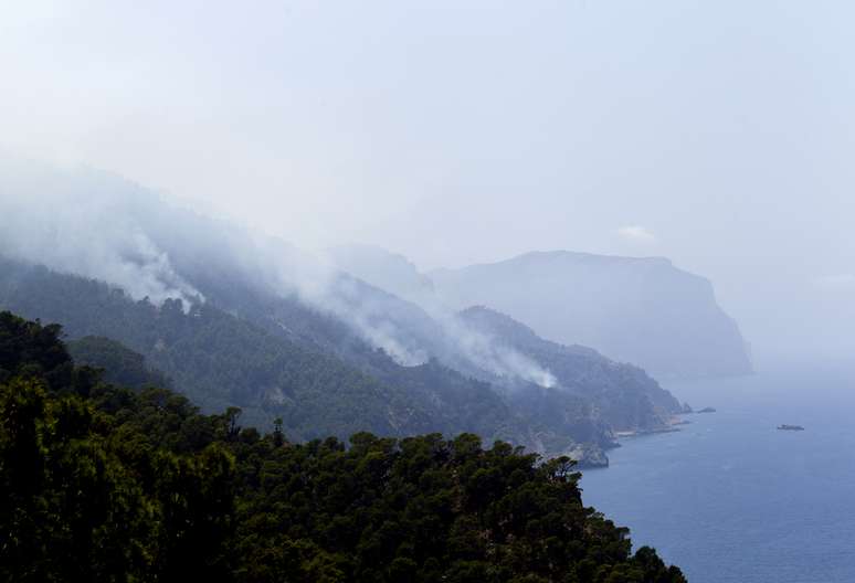 O incêndio já destruiu 1,8 mil hectares em Palma de Maiorca