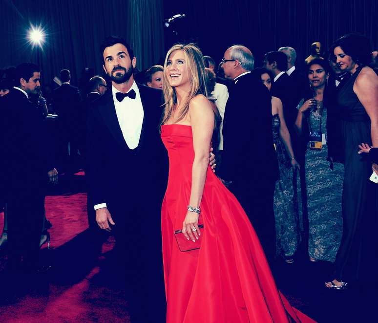 <p>Jennifer Aniston quer ter um filho com Justin Theroux</p>