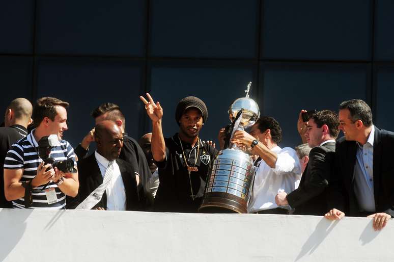 <p>Ronaldinho reafirmou foco no Atl&eacute;tico-MG pela disputa do Mundial de Clubes</p>