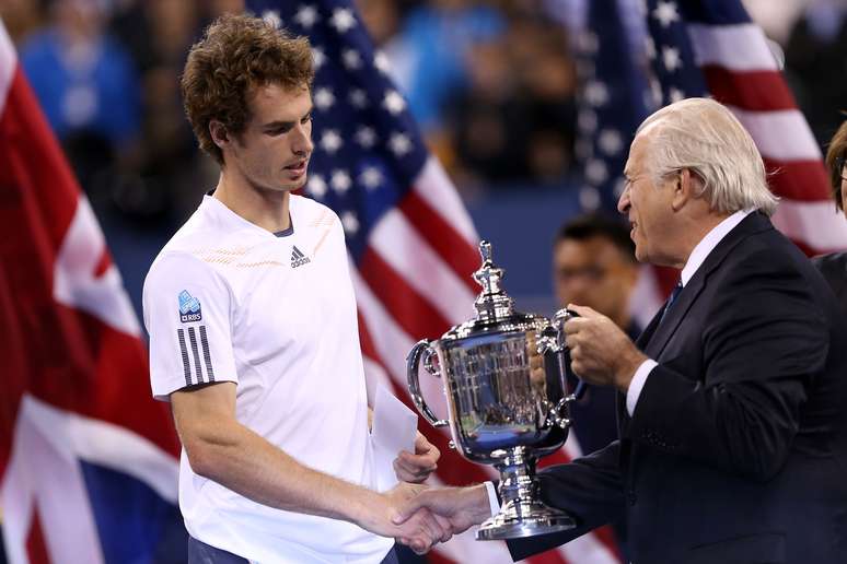 Andy Murray foi o campeão do Grand Slam dos EUA em 2012 com vitória diante de Novak Djokovic
